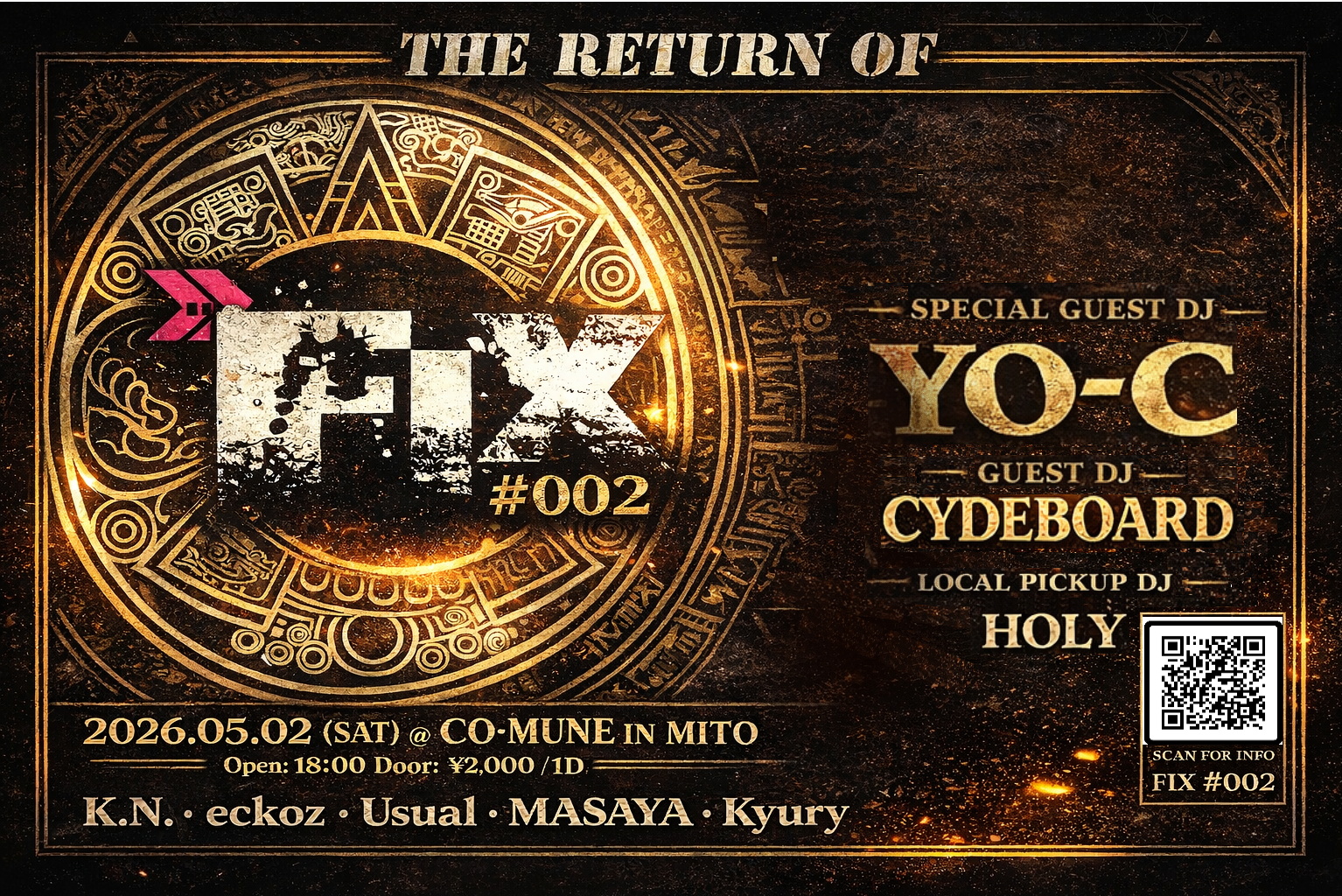 The Return of FIX #002 Image design